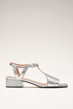Serena | Sandalias Plateadas Verano