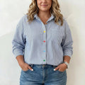 Elizabeth | Camisa Casual a Rayas