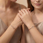 Madre e hija| pulsera corazón infinito