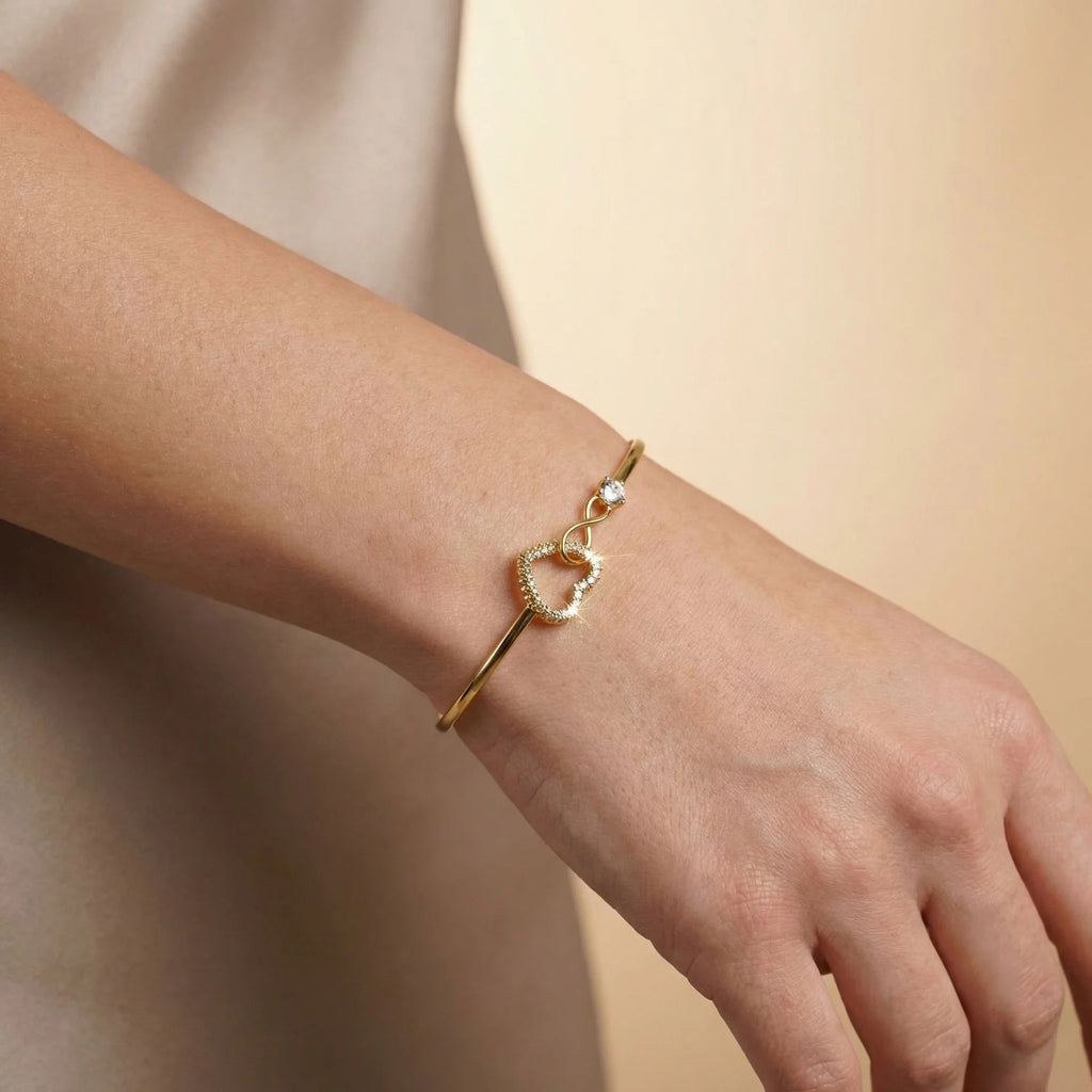Madre e hija| pulsera corazón infinito