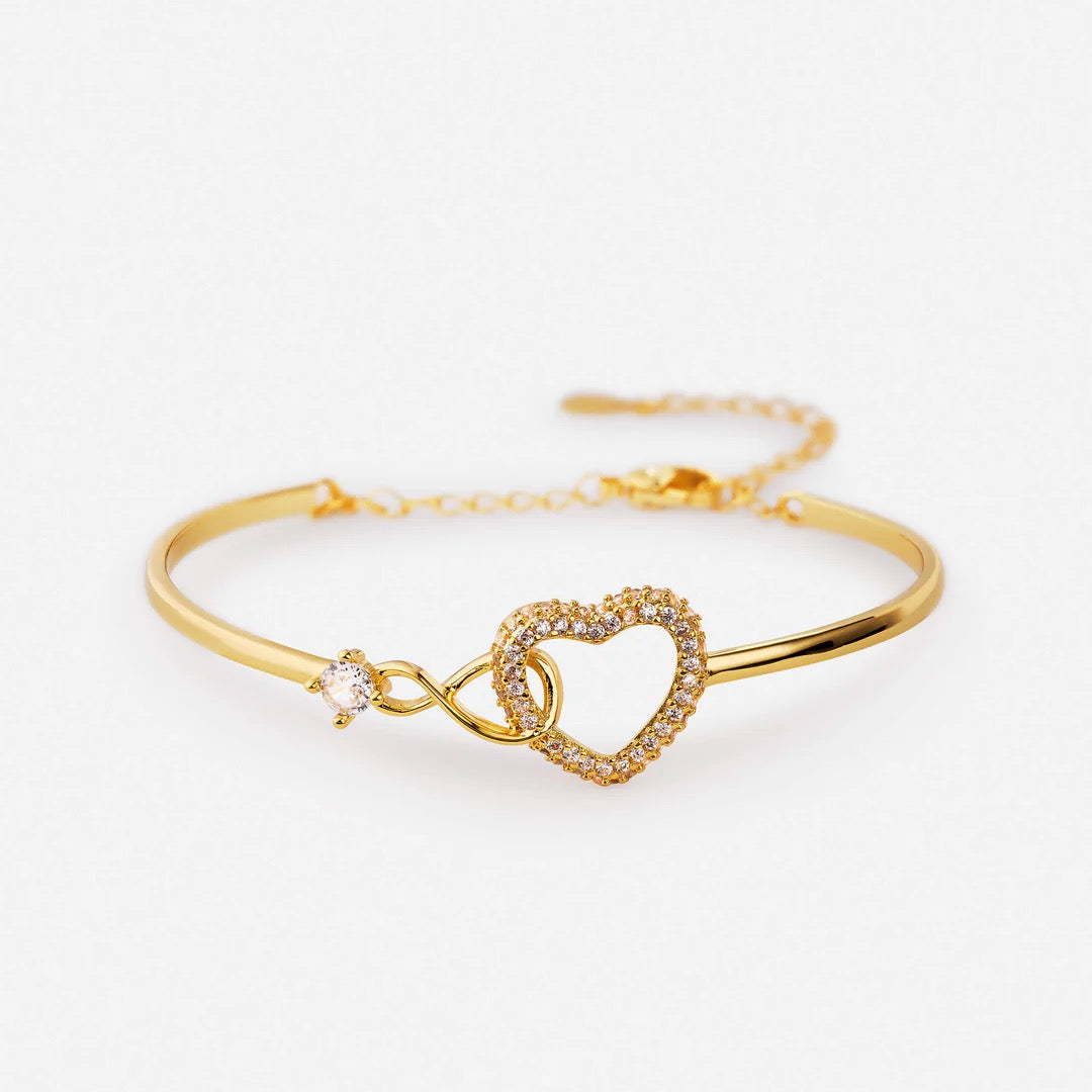 Madre e hija| pulsera corazón infinito