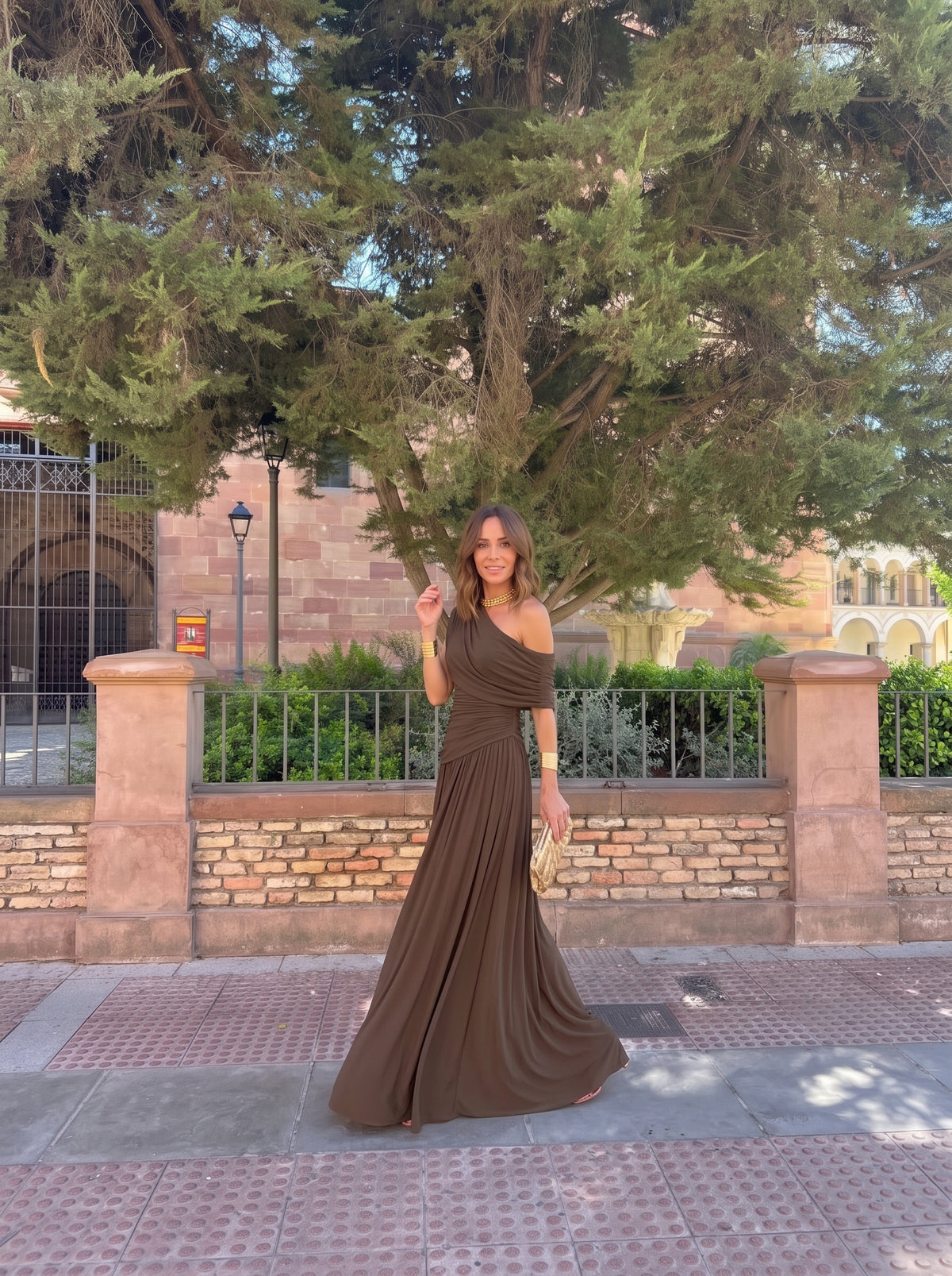VESTIDO LARA MARRÓN