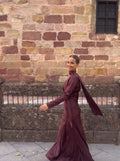 VESTIDO ALICIA BORGOÑA