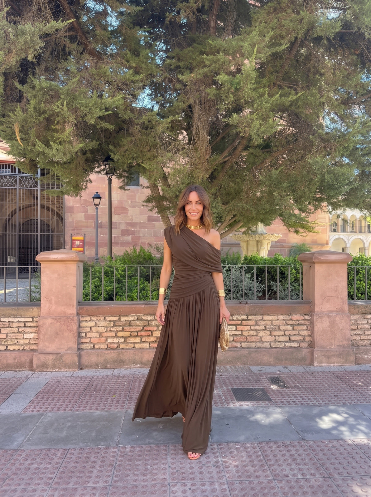 VESTIDO LARA MARRÓN