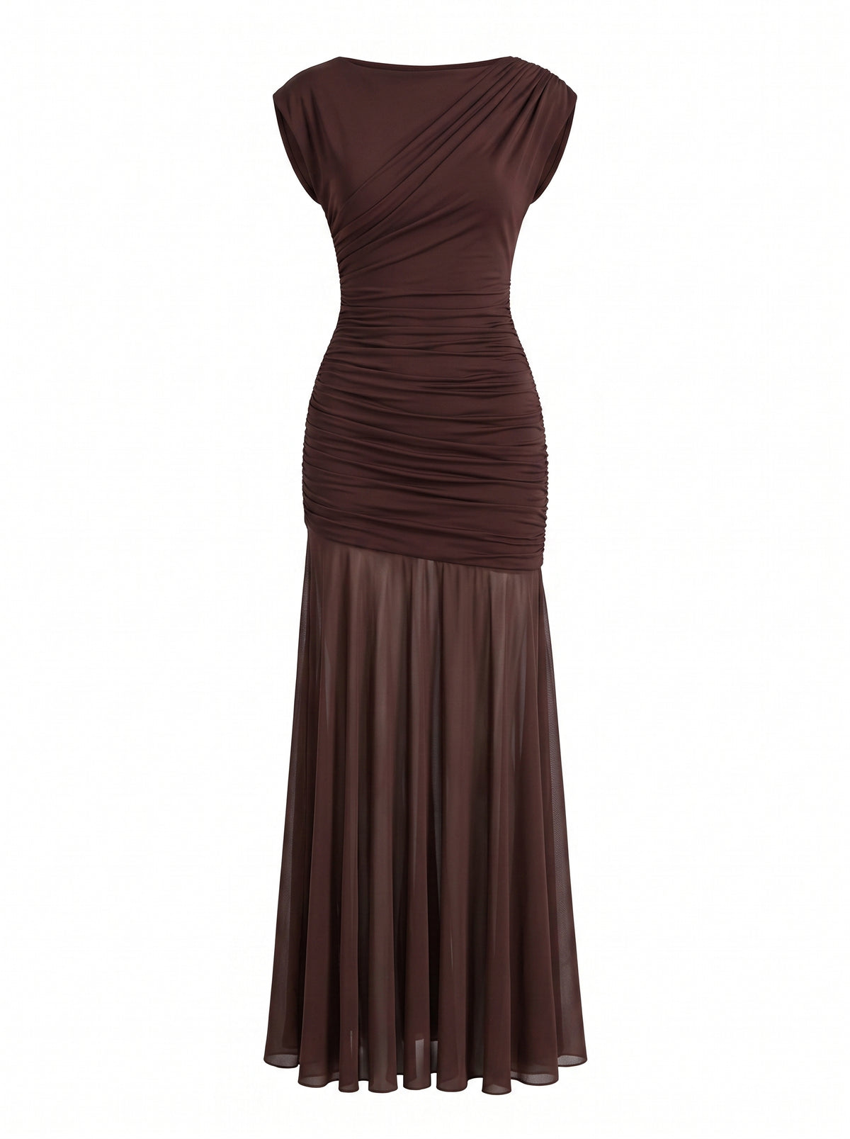 VESTIDO EVA MARRÓN