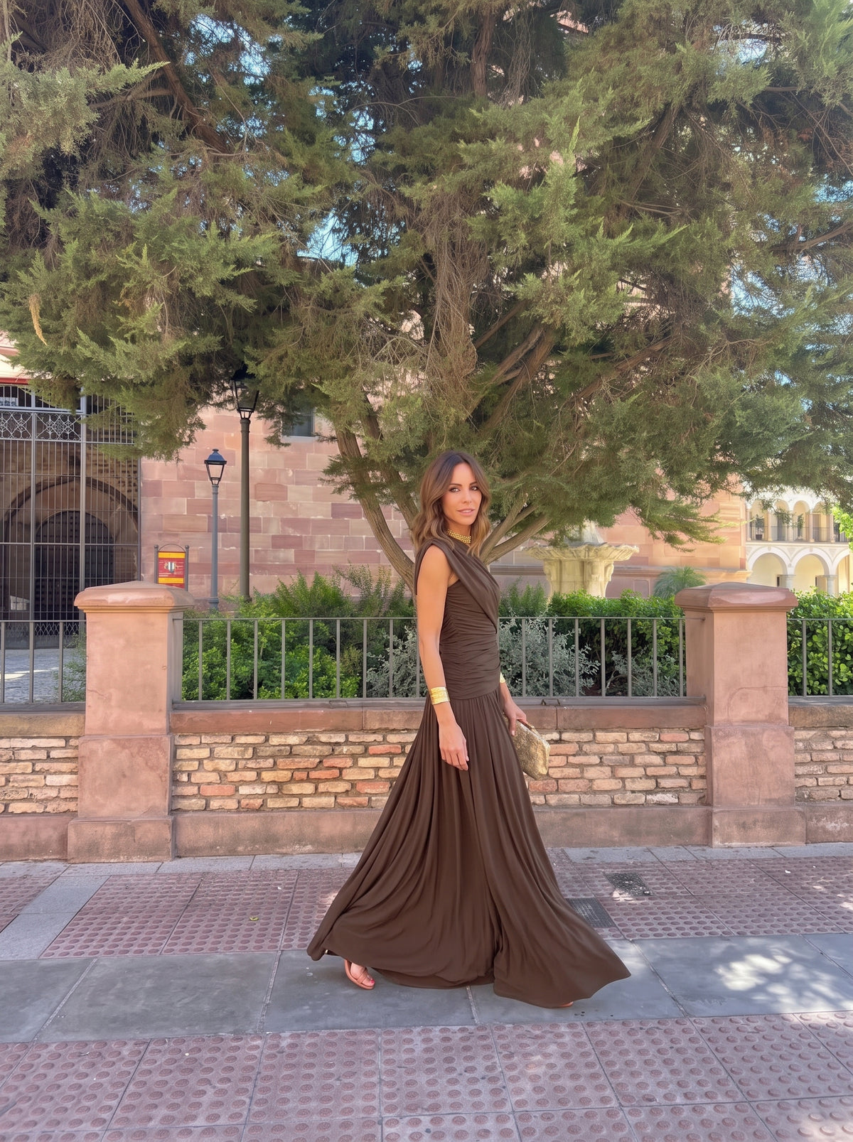 VESTIDO LARA MARRÓN