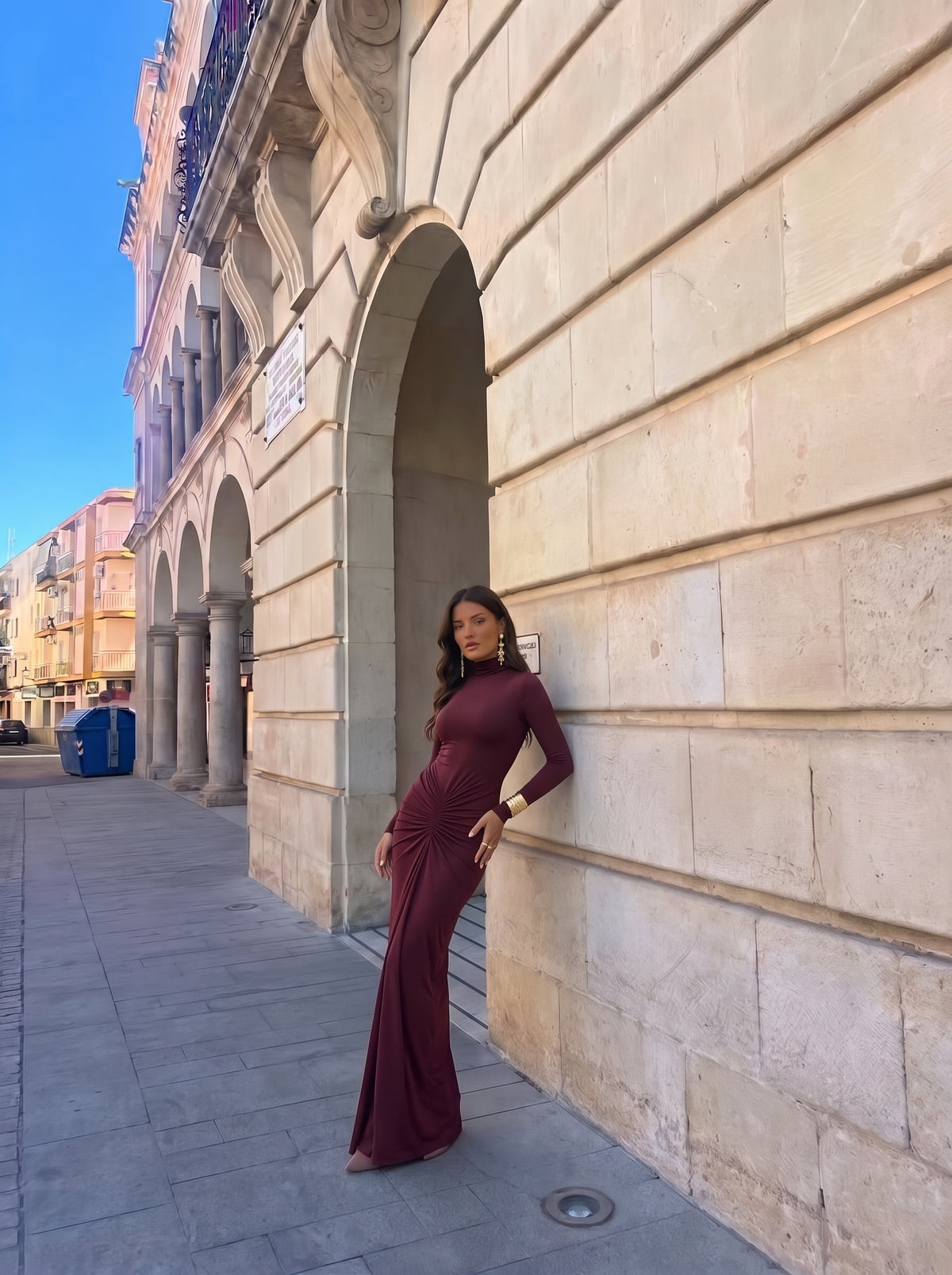 VESTIDO NADIA BURDEOS