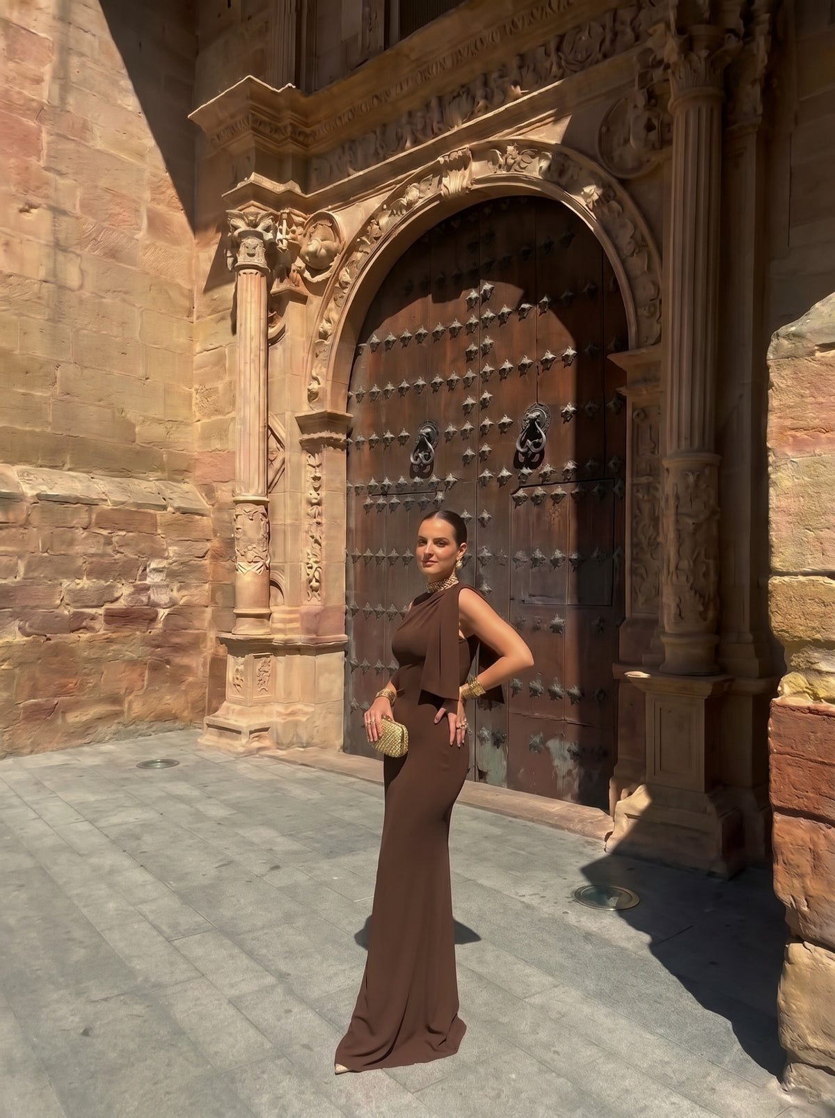 VESTIDO AURELIA MARRÓN