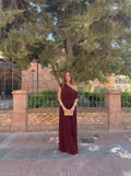 VESTIDO LARA BURDEOS