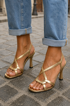Elisabetta | Sandalias Doradas Encanto Estival