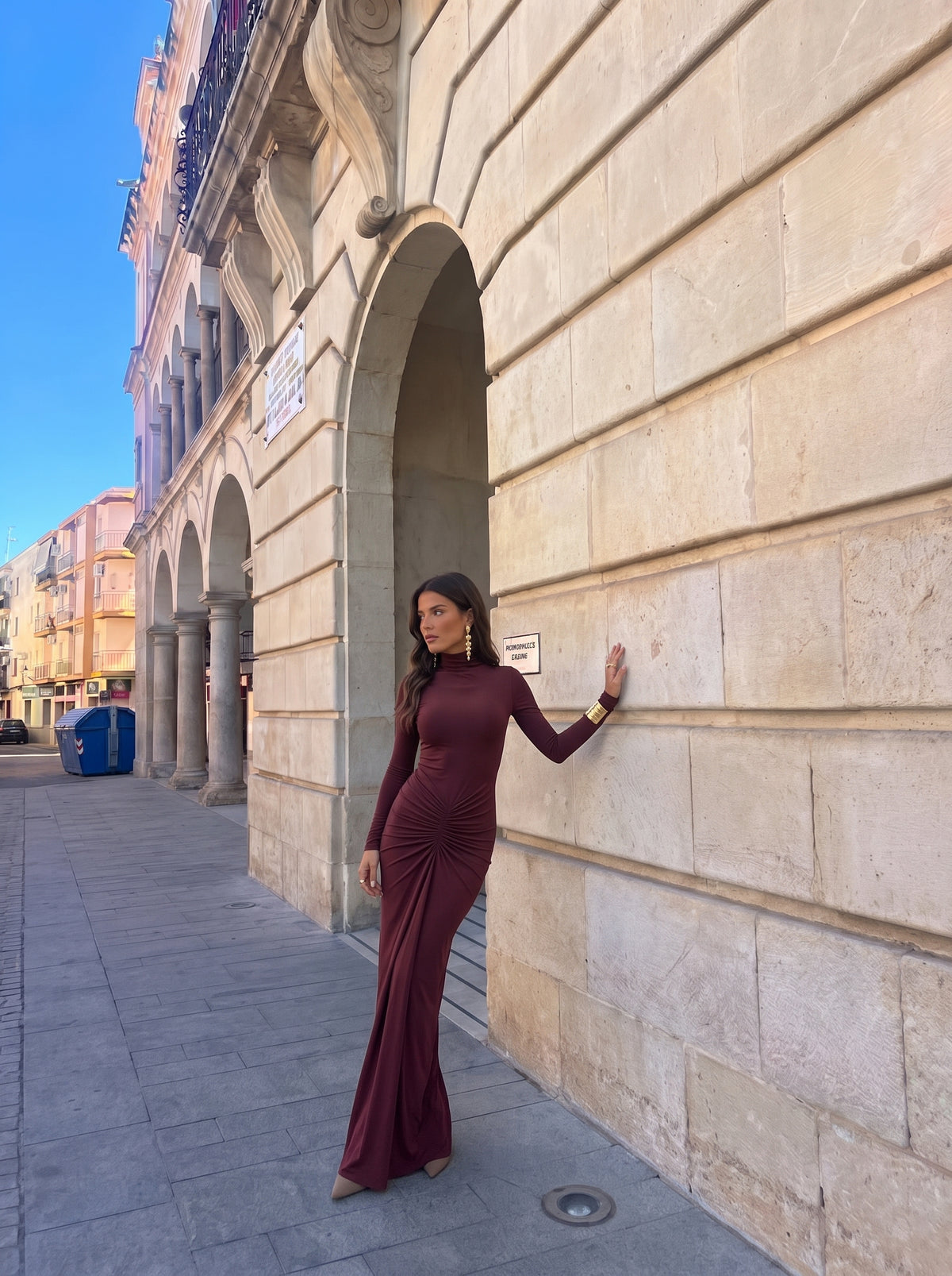 VESTIDO NADIA BURDEOS
