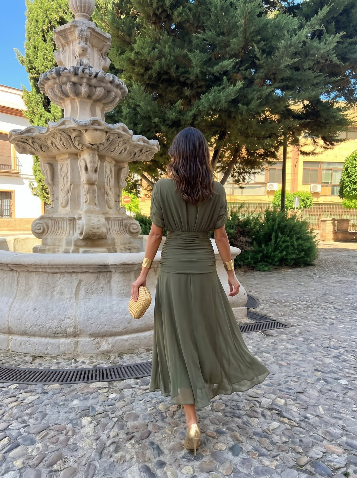 Vestido Paula Verde