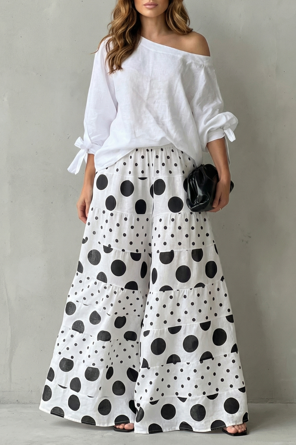 Conjunto dos piezas de lunares