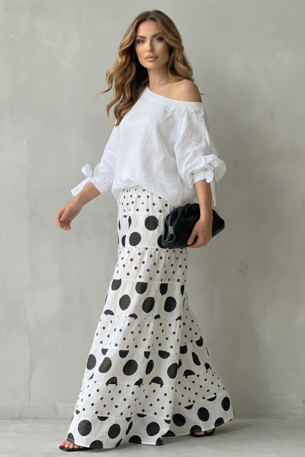 Conjunto dos piezas de lunares