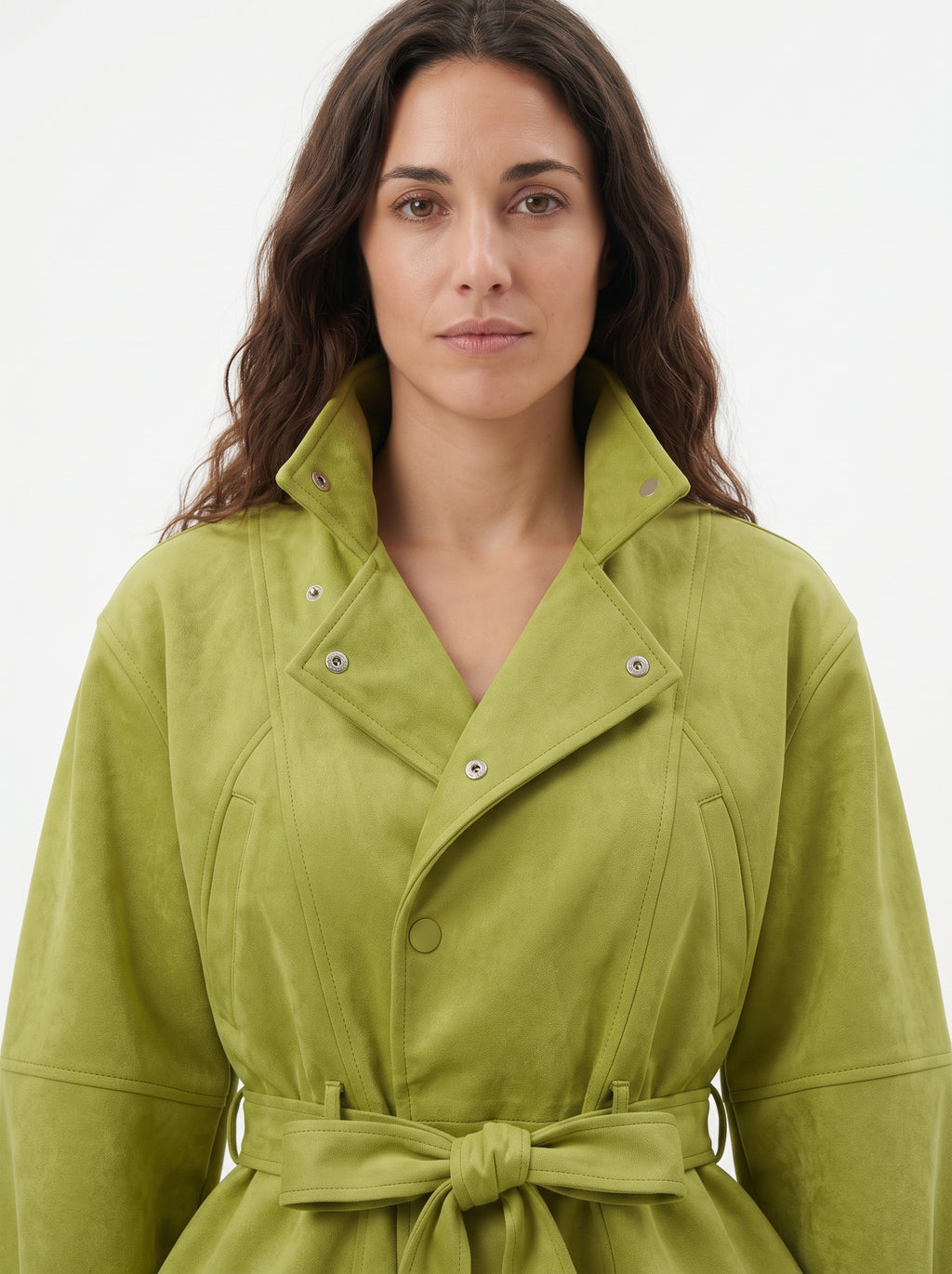 Chaqueta Ante Verde