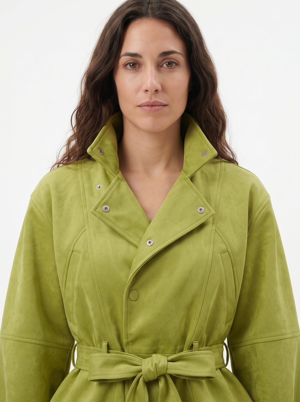 Chaqueta Ante Verde