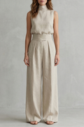Conjunto elegante sin mangas