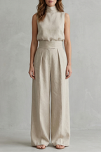 Conjunto elegante sin mangas