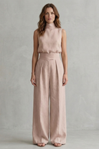 Conjunto elegante sin mangas