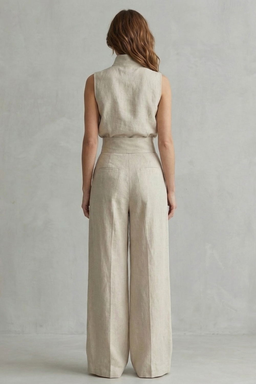 Conjunto elegante sin mangas