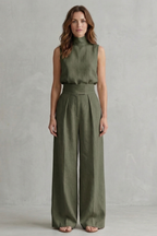 Conjunto elegante sin mangas