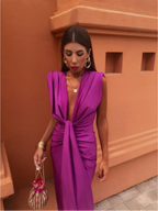 Selena | Vestido Drapé Ardiente