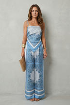 Conjunto estampado diseño fluido