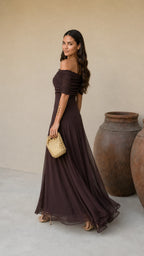 Vestido Toledo Marrón