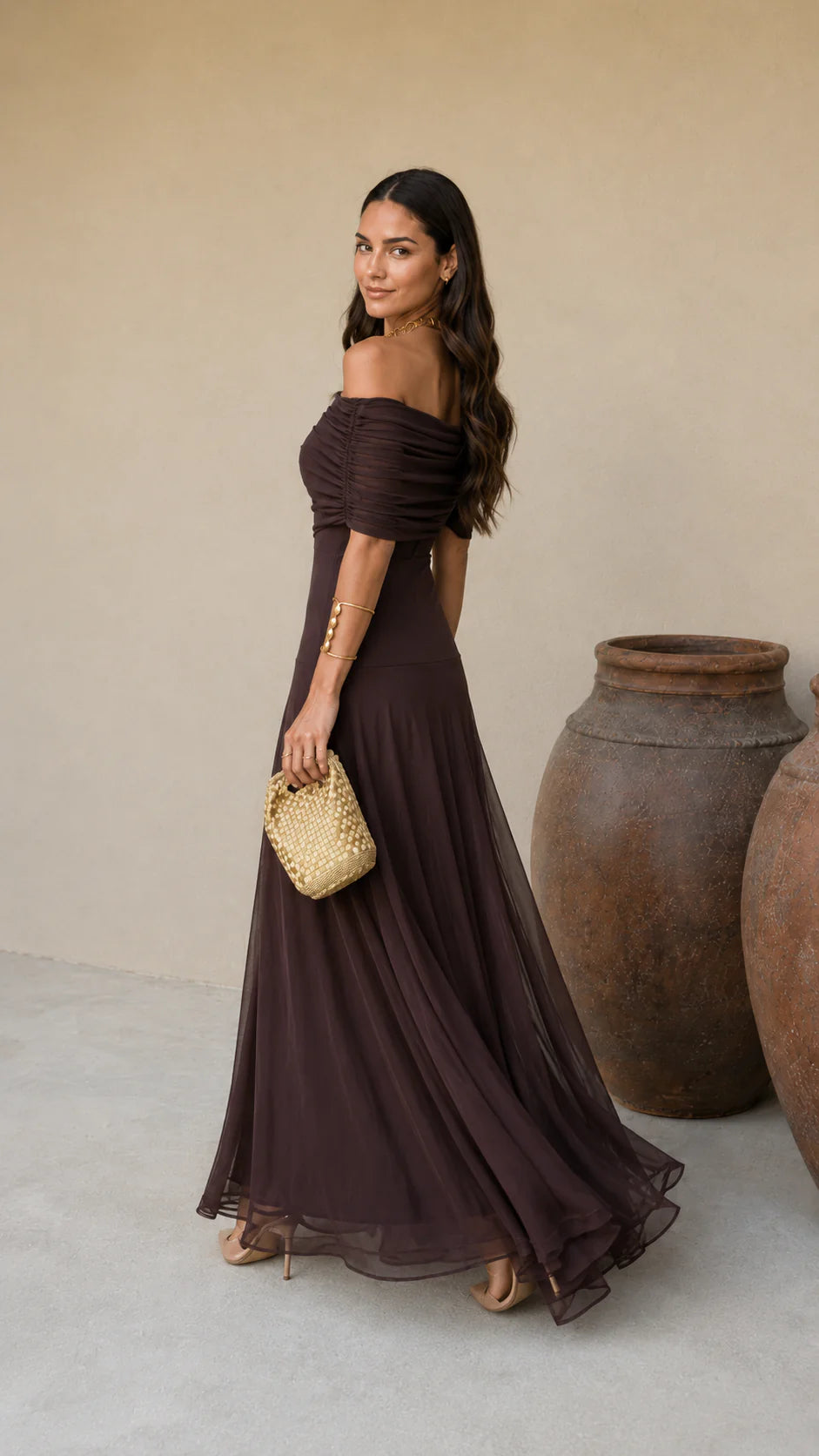 Vestido Toledo Marrón